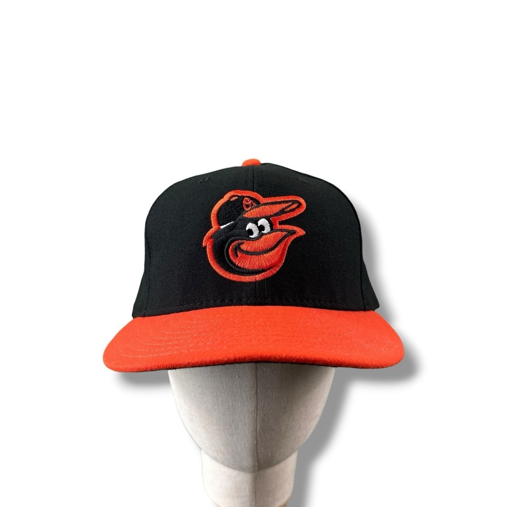 New Era 59FIFTY MLB Baltimore Orioles Team-Issued Fitted Hat USA Made 7 1/2 EUC
